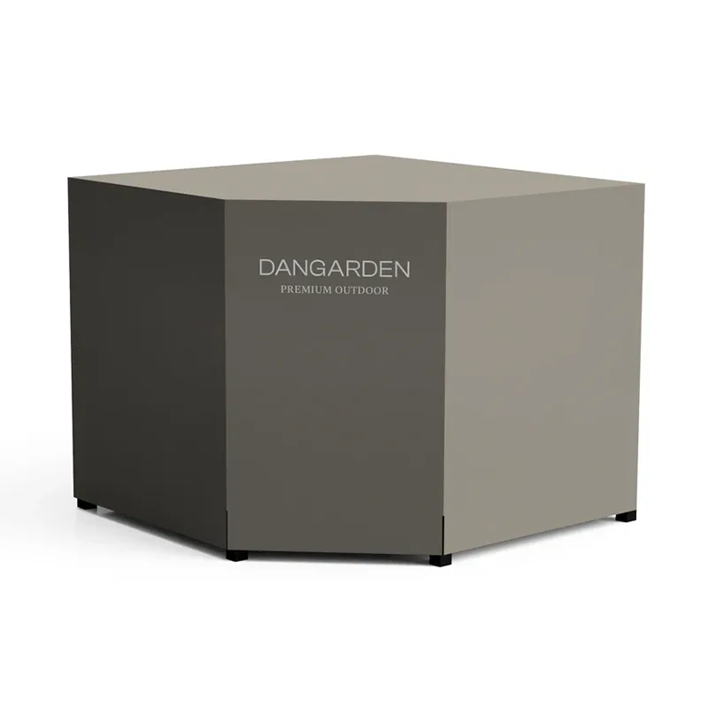 Beige udendørsskab vandtæt betræk