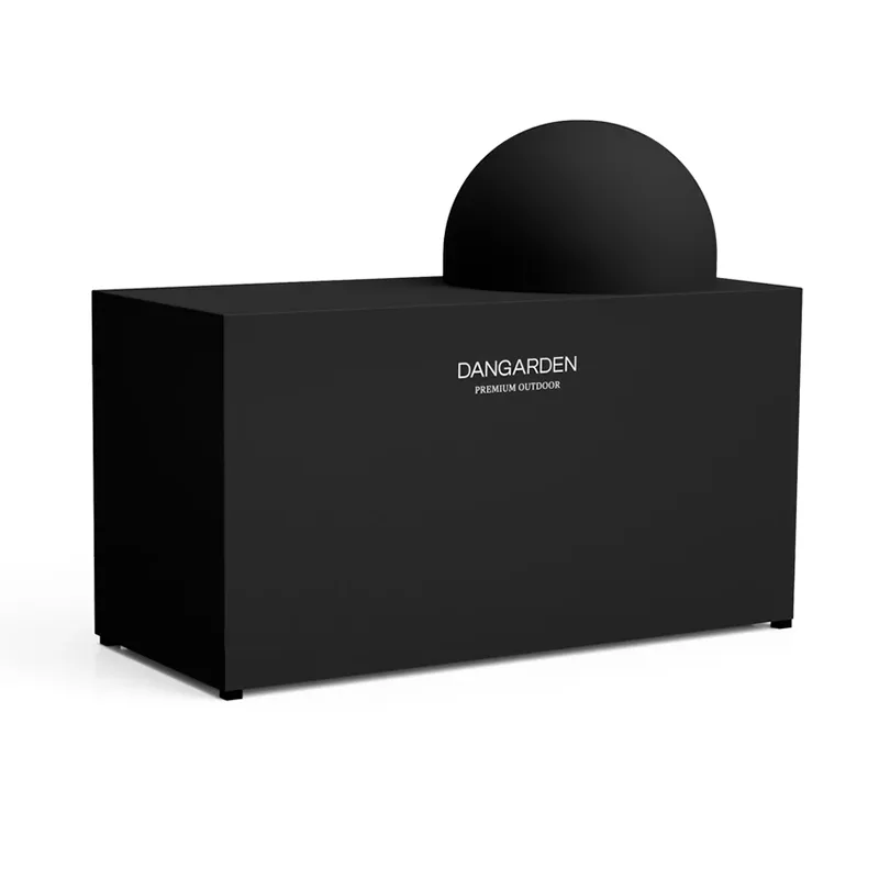 Sort udendørsskab vandtæt betræk