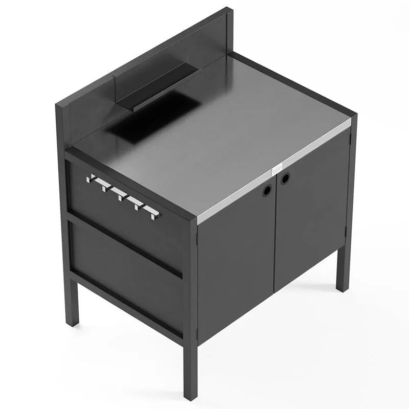 Dobbeltdør udendørs køkkenskab