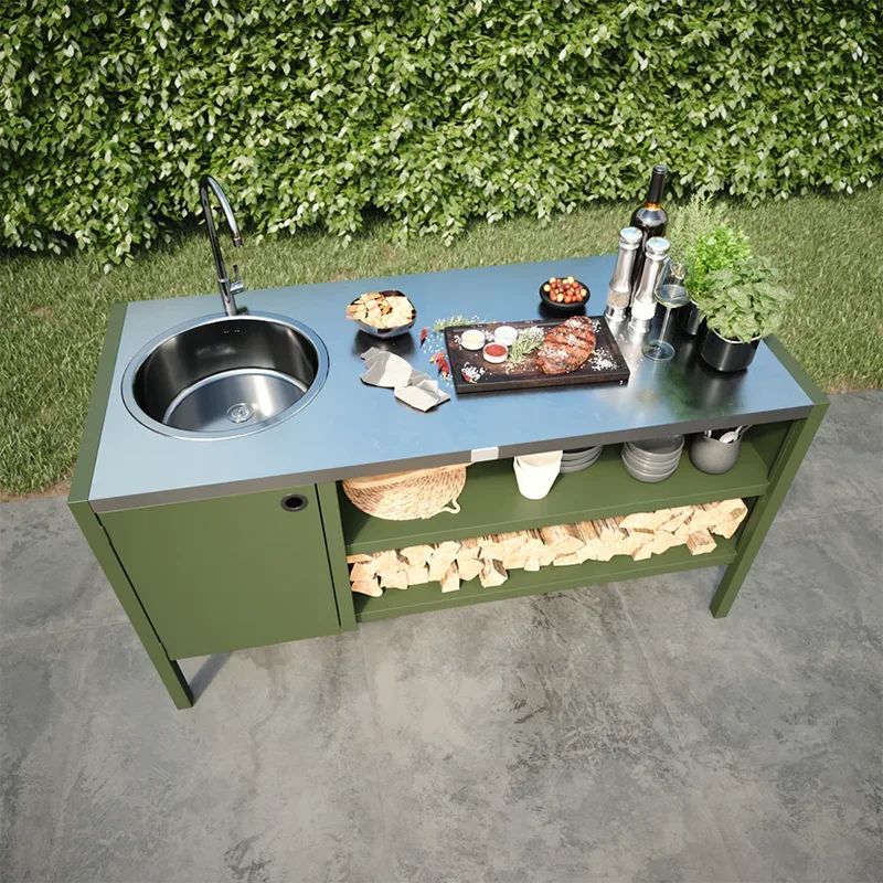 Multi Functional Outdoor Cabinet with Sink