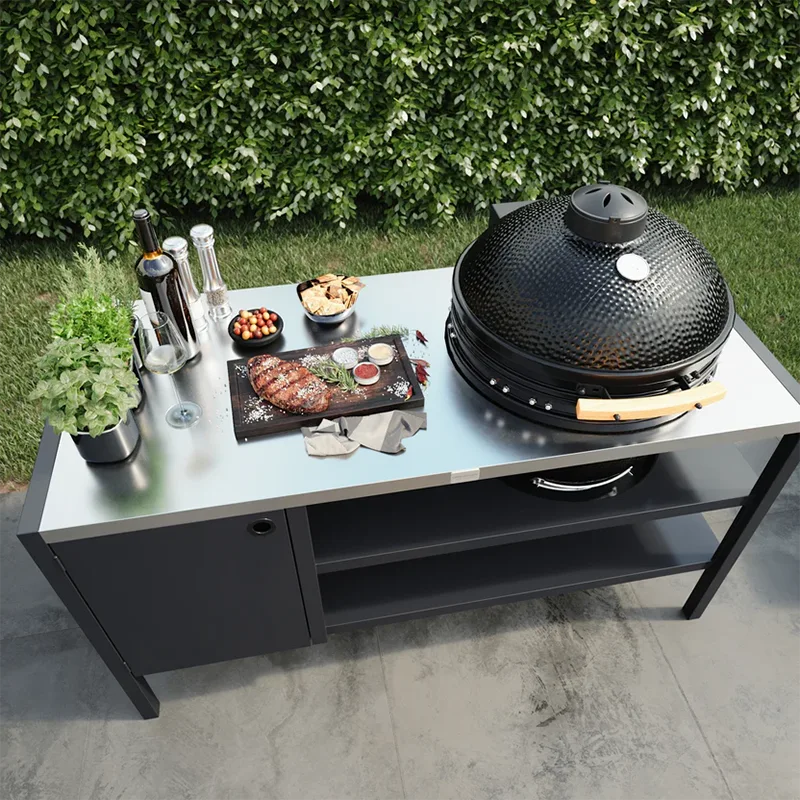 Multi Functional Outdoor Cabinet with Oven