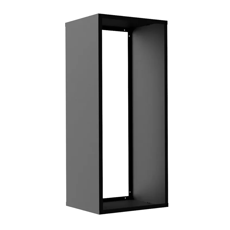 Udendørs letsamlet moderne brændeopbevaring