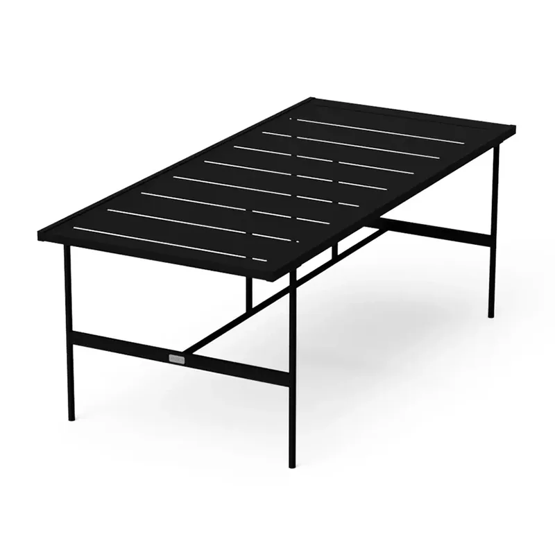 Udendørs rektangulært spisebord